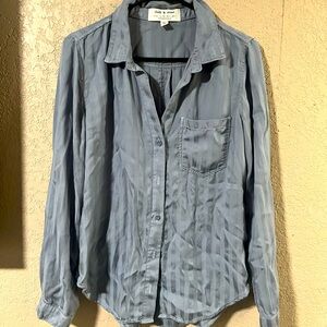 Anthropologie Cloth & Stone Stripe Shirt